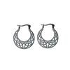 Irish Knot Vintage Earrings for Women Stainless Steel Gold Round Circle Hoop Earring Jewelry