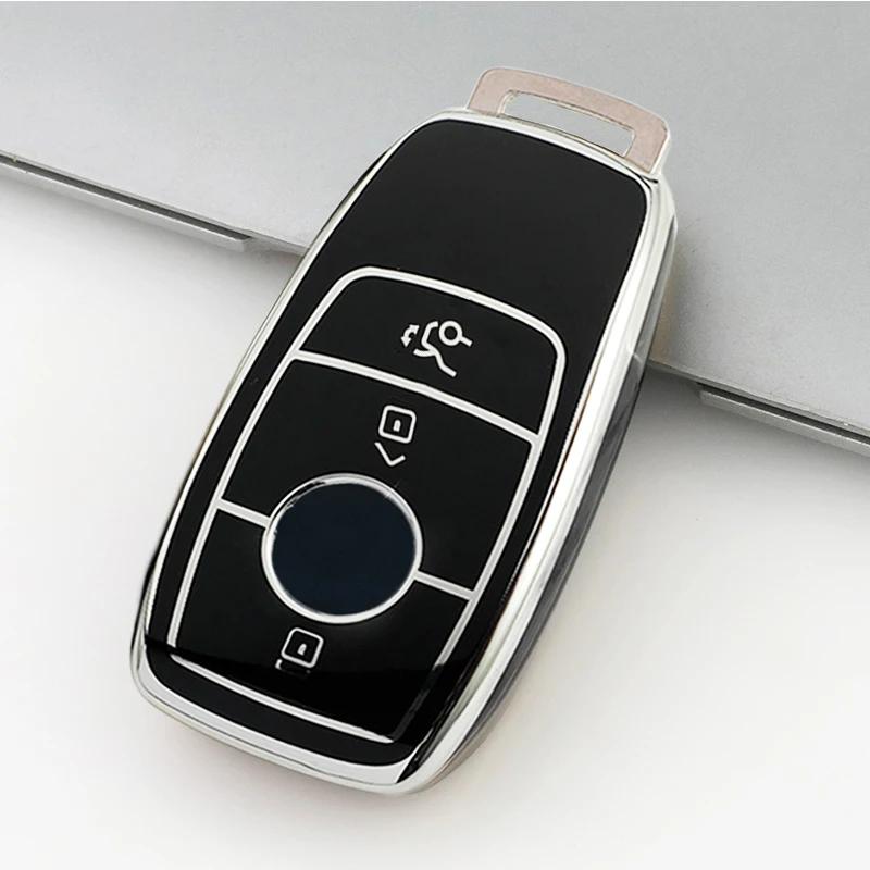 Car Remote Key Case Cover Shell Fob For Mercedes Benz A C E S G Class GLC CLA GLB GLS W177 W205 W213 W222 X167 AMG Accessories
