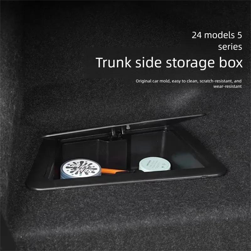 For BMW New 5 Series i5 Thickened Practical Trunk Storage Box Car Organizer Rear Boot Storage Case