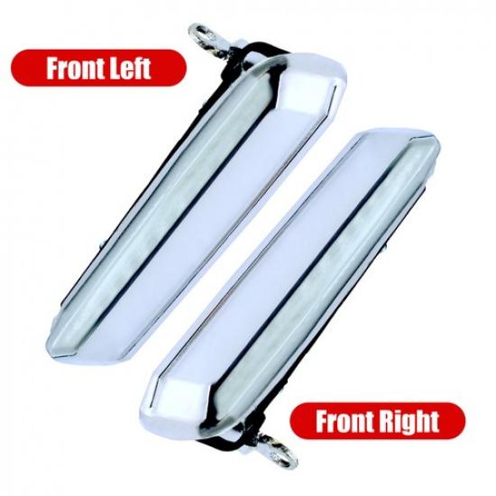 

For 86-97 D21 Hardbody Pickup Pathfinder Outside Front Door Handle 2 Set Chrome