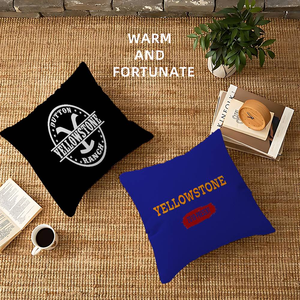Y-Yellowstone Pillow Gift Home Office Decoration Pillow Bedroom Sofa Car Cushion CoverPillow Case