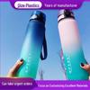 Gradient Color Leak-Proof Large Capacity Sports Water Bottle