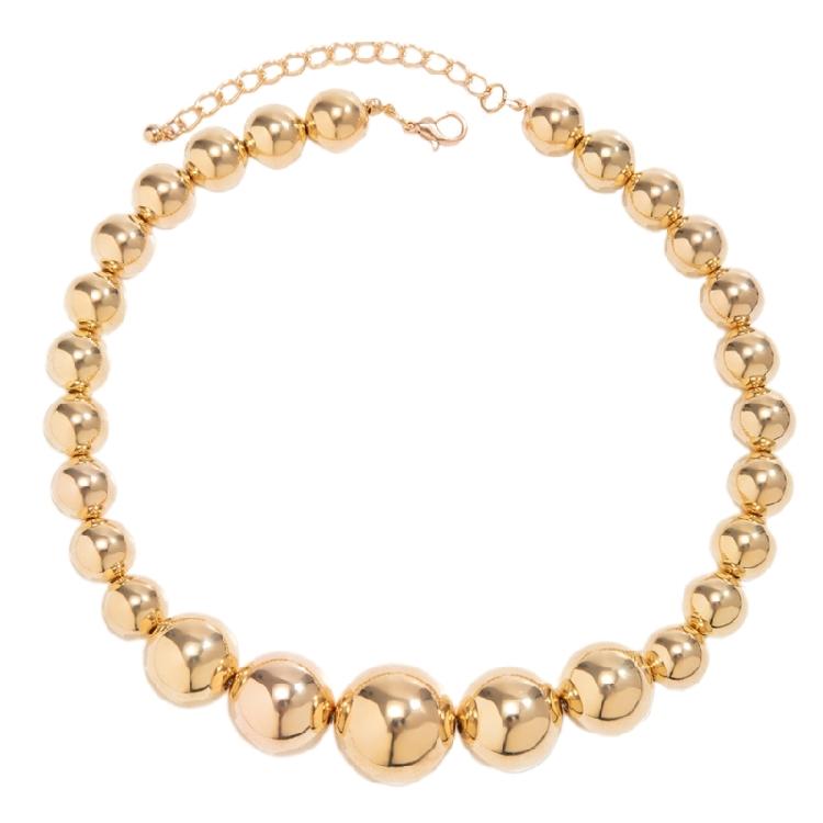 Edgy Gothic Beads Chain Accessory Fashionable Neckchains Ornament for Gatherings