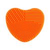 7Colors Makeup Brush Cleaner Silicone Heart Glove Cleaning Cosmetic Board Washing Scrubber