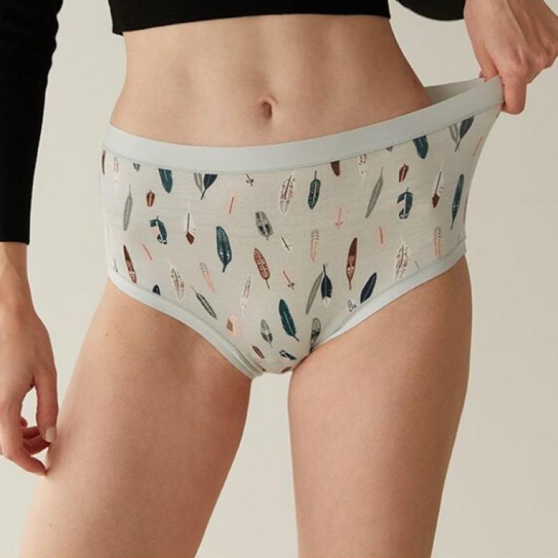 L Affair Women Starry Night Printed Rayon Panty 5 Set Lwwfw243 Mt
