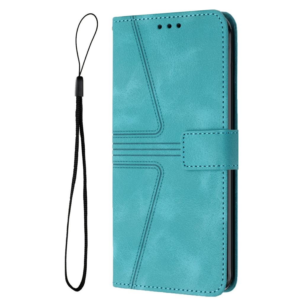 For Xiaomi Redmi 15C 4G (Global) (171mm)/Poco C85 4G (171mm) Case Triangle Imprinted Anti-Scratch PU Leather Phone Wallet Cover