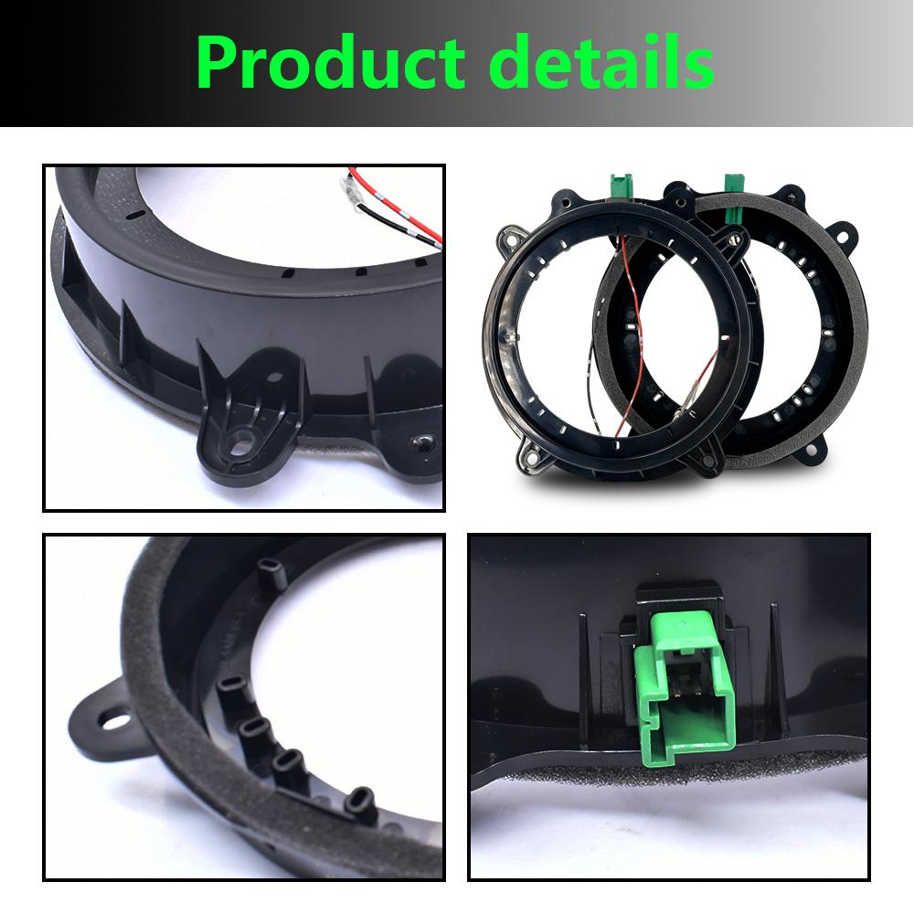 2pcs Car Audio Modification 6.5 Inch Speaker Adapter Mount Pad Audio Special Lossless Plug Suitable For Hyundai Ix35 Kia K3 K5