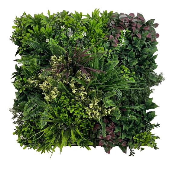Zielona ściana - panel roślinny - wine garden c - uv 50 x 50
