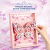 Non-Toxic Dream Butterfly Model Assembly Building Blocks Diy Fantasy Picture Frame Ornaments Home Decorations Kids Toys Gifts For Children