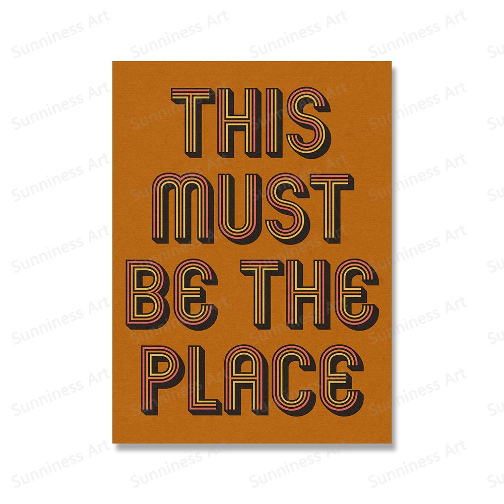 Living Room Decor Wall Art Colorful Motivational Quotes Posters Music Mirrorball Inspired Print Canvas Painting Modern Pictures