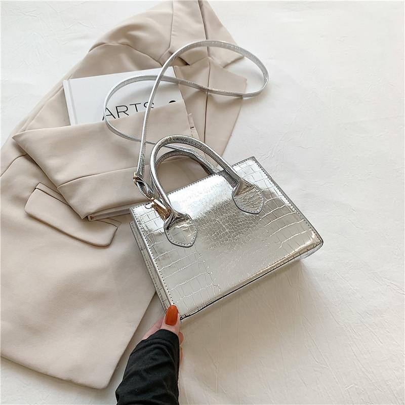 Chic Vintage Small Handbag For Women 2023 Summer Stylish Shoulder And Crossbody Bag Trendy Square Purse