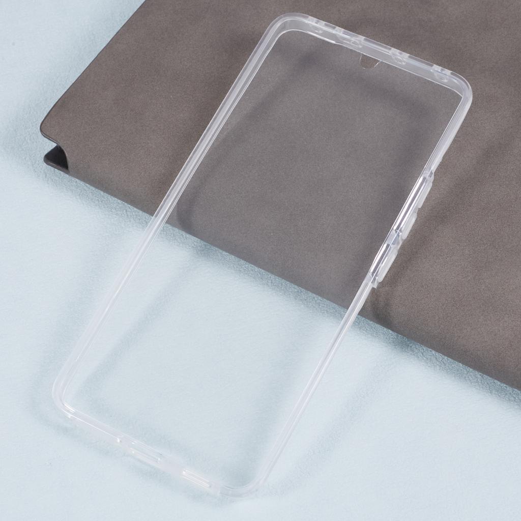 For Xiaomi Redmi Note 13 Pro+ 5G Case Shock-Absorbent Acrylic+TPU Clear Phone Cover with PET Film