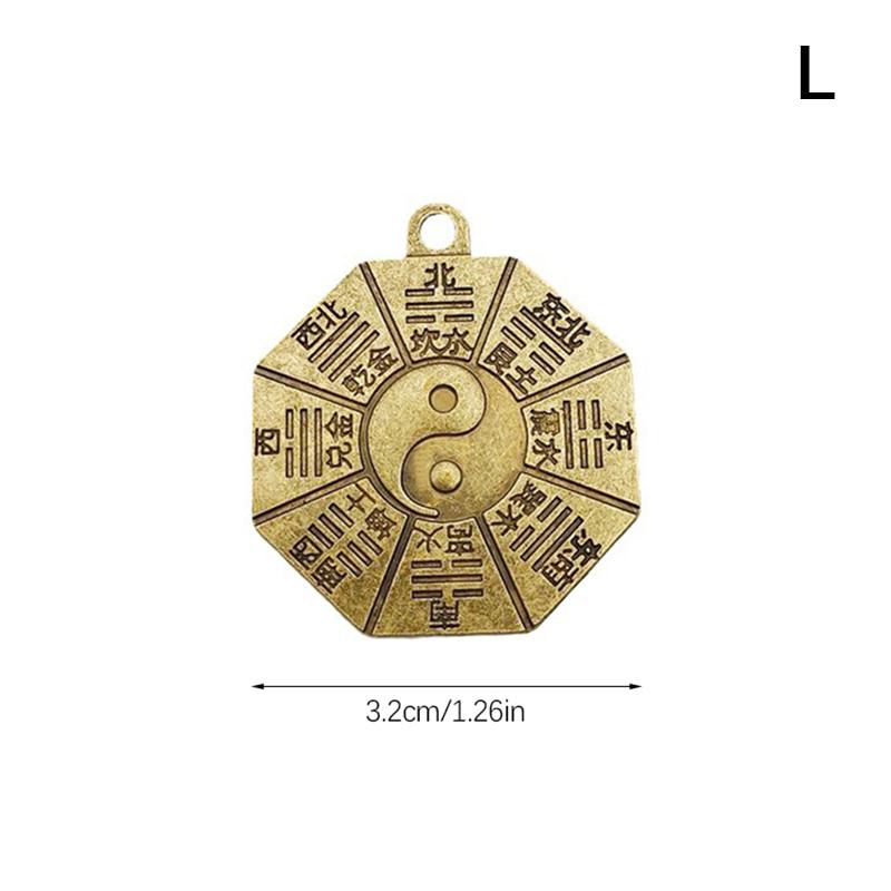 

Даосизм Багуа Диаграммы Подвеска Китайский Амулет Инь Ян Гадание Подвески DIY Изготовление Брелок на Талию Ювелирные Изделия Аксессуар L