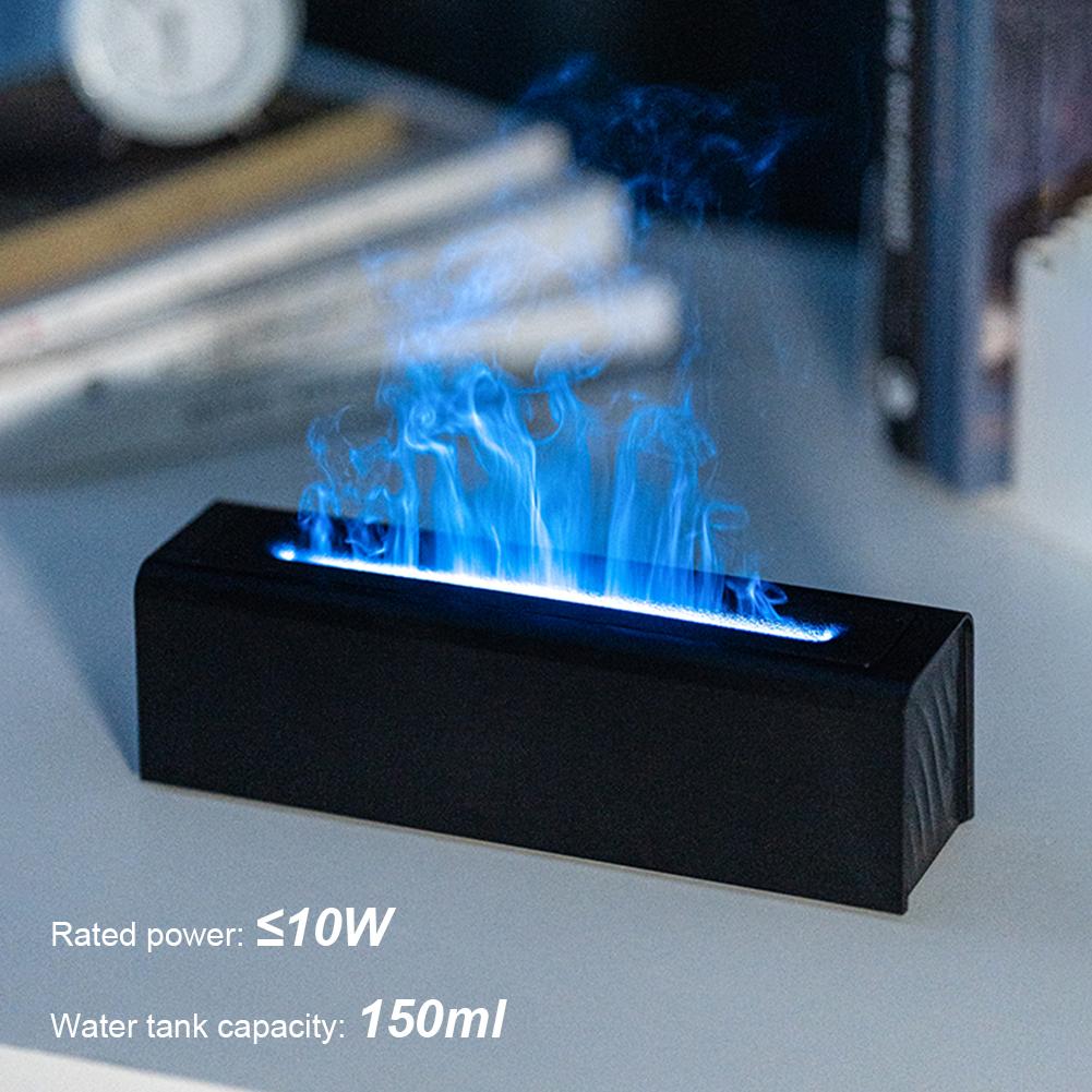 

150 ML 7 Color Flame Air Aroma Oil Diffuser Relieve Fatigue Stress USB Essential Oil Aroma Diffuser Home Aromatherapy Humidifier белый