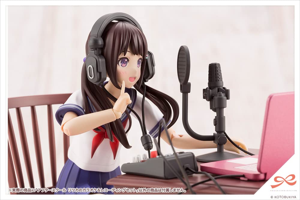 KOTOBUKIYA Sosai Garden After School Karaoke Recording Set Height 141mm Scale Plastic Model Girls' Ritsuka's & Approx. 1/10
