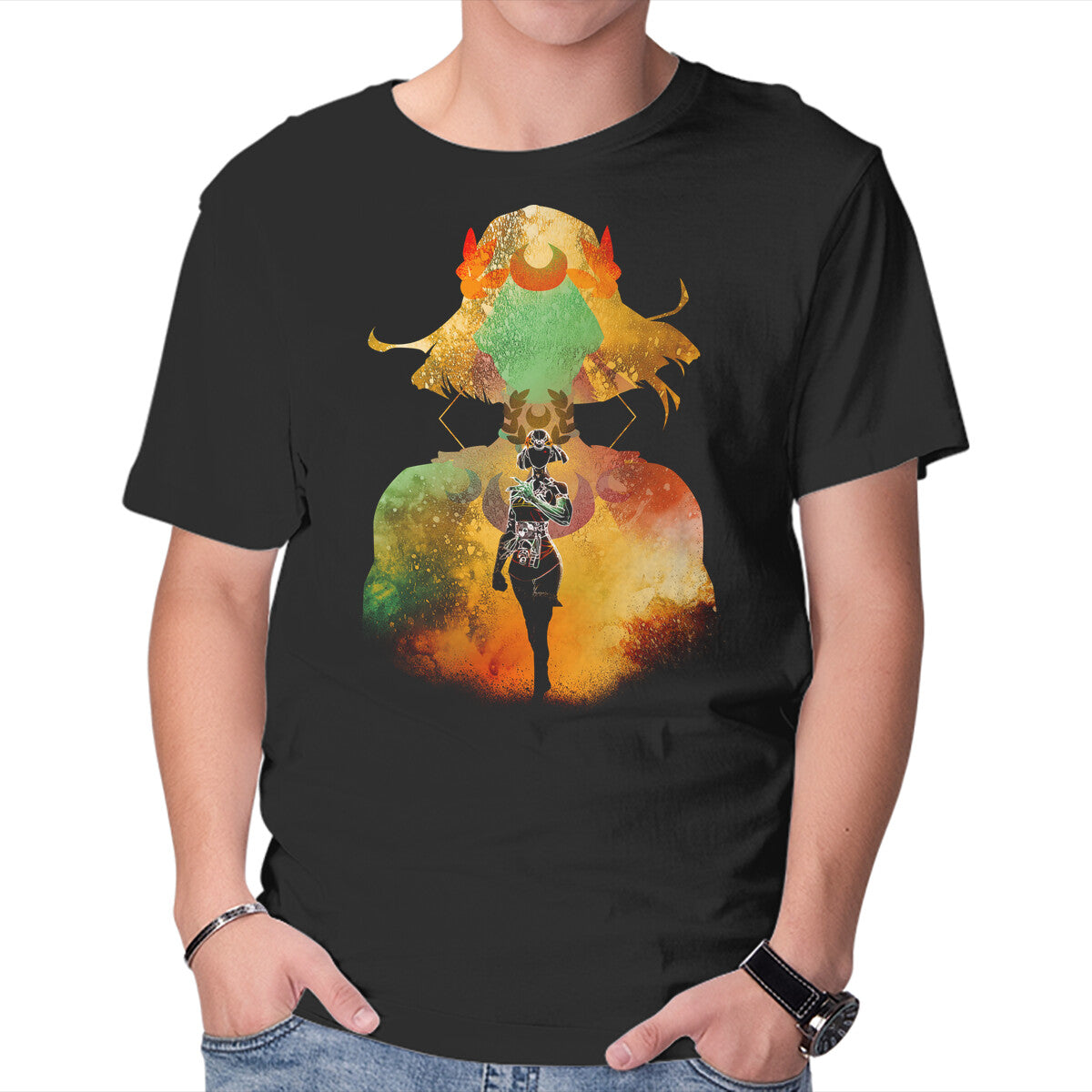 Unisex Crew Neck T-Shirt Negative Underworld Sister Graphic Short Sleeve Casual Tee XL