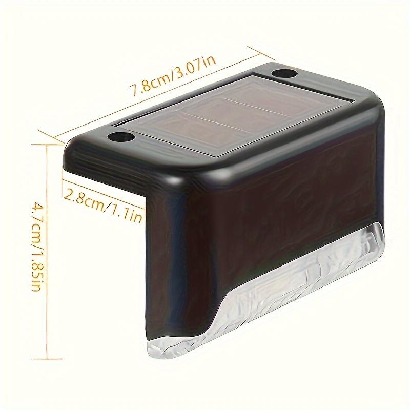 Solar Step Light, Outdoor Step Light, LED Solar Light For Outdoor Stairs, Steps, Fences, Terraces, Yards, Railings, Garden Backyards And Paths