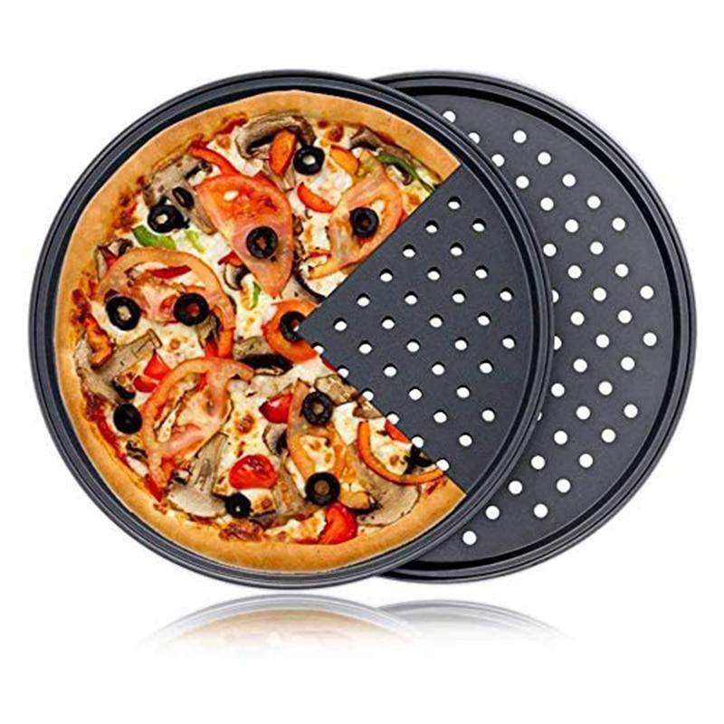 Honglion Non Stick Pizza Baking Pan Round 10 inches 26cm Carbon Steel Oven Baking Tray Honglion Non Stick Pizza Baking Pan Round 10 inches 26cm Carbon Steel Oven Baking Tray