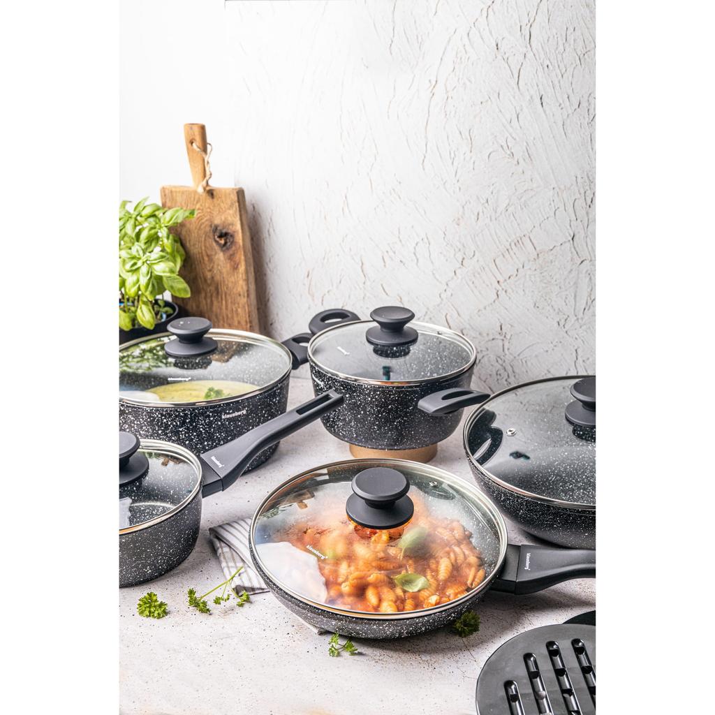 Set of Pots with Non-stick Marble Coating 12-piece KLAUSBERG KB-7657