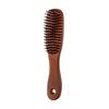 Portable Transparent Boar Bristle Comb Anti-Frizz Fluffy Hair Comb Scalp Massage Comb for Women with Long Hair