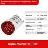 LED Digital AC Voltmeter Indicator High Precision EU Plug 50-500V Voltage Tester for Home Circuit Inspection
