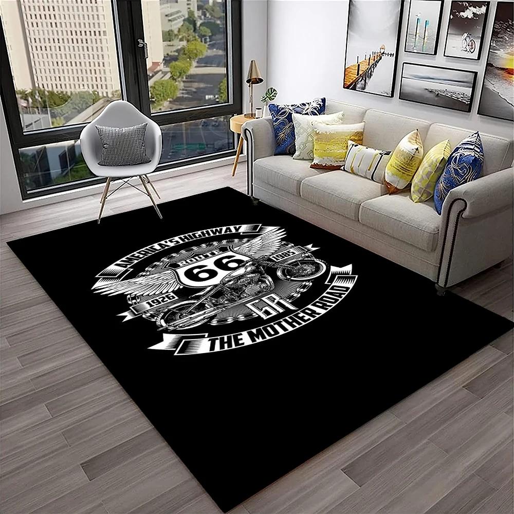 Mother Road,Historic Route 66,mãe estrada Carpet Rug for Home Living Room Bedroom Sofa Doormat Decor,Area Rug Non-slip Floor Mat