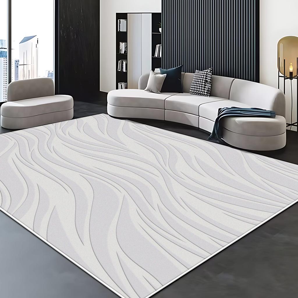 Simple Style Big Size Carpet for Living Room Non-slip Soft Bedroom Decor Aesthetic Rug Lint-free Coffee Tables Mat Easy Clean