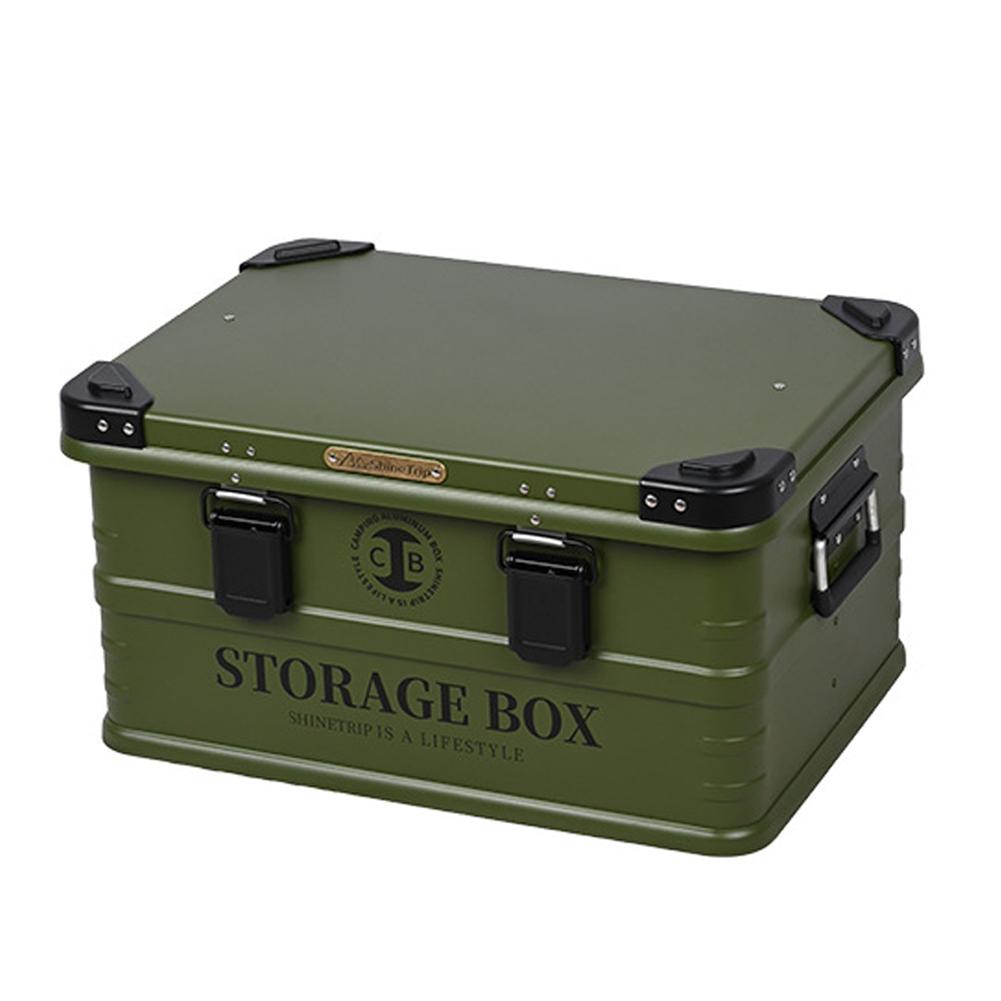 Outdoor Waterproof Storage Box Multifunctional Camping Aluminum Alloy Storage Box Large Capacity