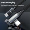 90 Degree Elbow USB C Cable PD 120W Fast Charging Type C Cable For iPhone 15 Pro Max Samsung Xiaomi  Charger Data Cord