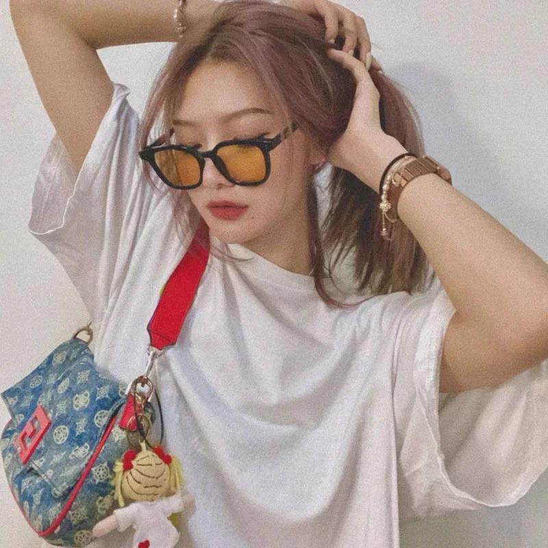 Nové Ins Style Retro Čtvercové Dámské Sluneční Brýle Pánské Módní Designérské Brýle Trend Sluneční Brýle Pro Muže Ženy