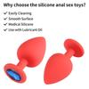 Silicone Butt Plug Anal Plug S M L Size for Beginner Adult Toys for Men Women Anal Trainer for Couples Gay
