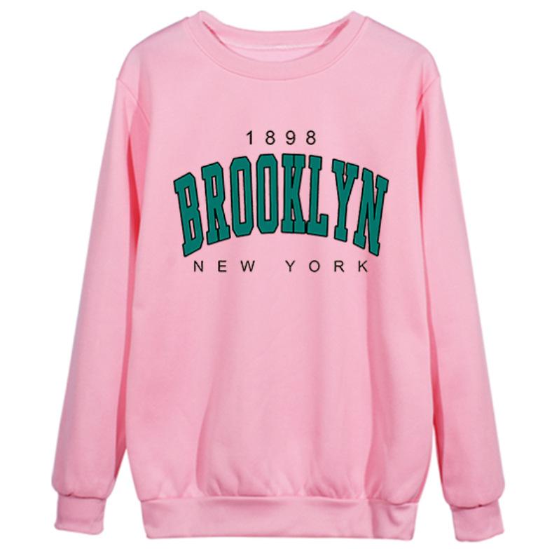 

Осенние женские кавайные толстовки 1898 Бруклин XXXL розовый