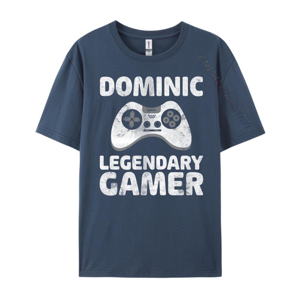 

Personalized Legendary Gamer Dominic Name Video Gamer Oversized T Shirt Men T Shirt Men Mother s Day 4XL