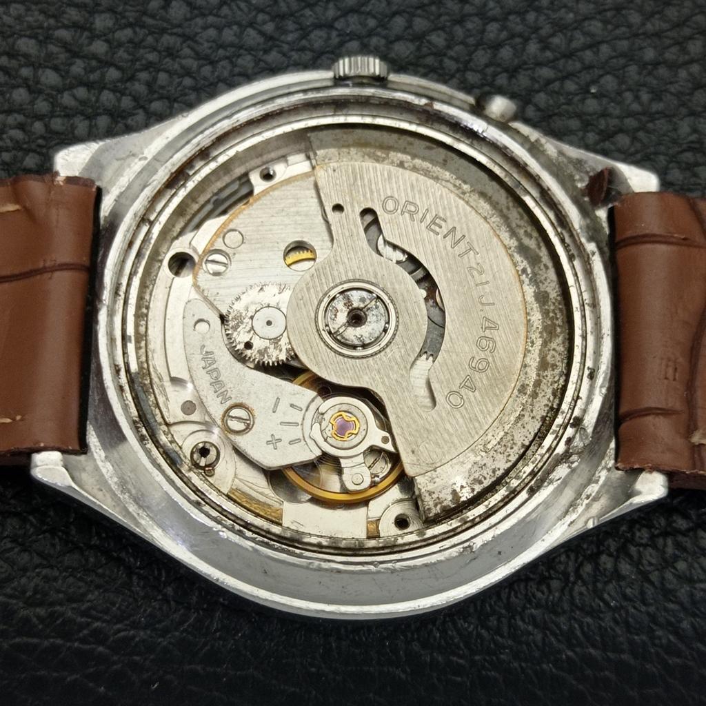 VINTAGE ORIENT AUTOMATIC 46940 JAPAN MENS ORIGINAL DIAL WATCH a701893-5 R207-a701893
