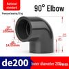 PVC 90-Degree Elbow Pipe Connector