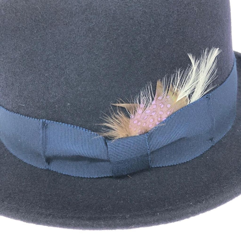 Used Stetson Folded Hat Wool Navy Men's / 240001183961