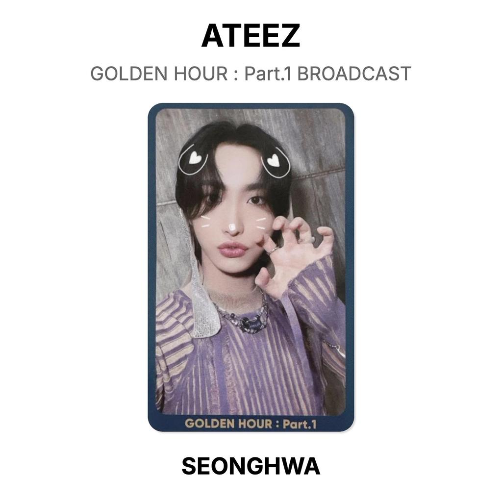 ATEEZ GOLDEN HOUR : Part.1 BROADCAST Official Photocard