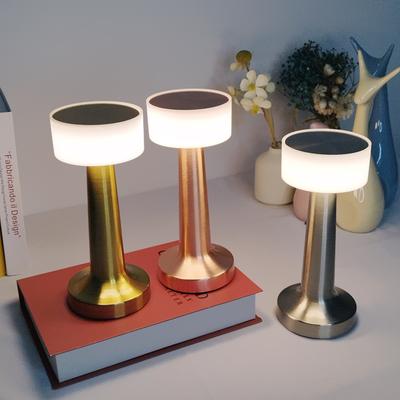 Retro kovová stolní lampa bar čirý bar kavárenská atmosféra stolní lampa USB nabíjení dotykové noční světlo