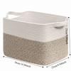 NEW 15x10x9 Inch Cotton Rope Basket Large Capacity 22L Laundry Basket Storage Woven Storage Bin for Living Room
