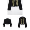 Napoleon Military Jacket For Women Long Sleeve Casual Autumn Outerwear With Button Details