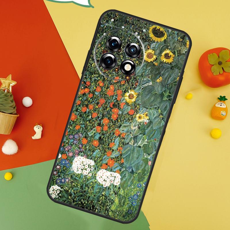 Flower Plant Art Case For OnePlus Nord 5 CE 2 3 4 Lite N20 N30 OnePlus 15 13 12 11 10 10T 12R 13T 13R Cover