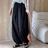Women's Summer Oversized Bloomers High Waist Wide Led Pants Solid Color Lantern Pants