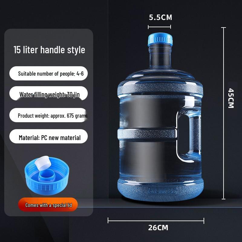 Food Grade PC Portable Water Dispenser - Thickened Empty Bucket for Mineral Water and Tea Bar Use