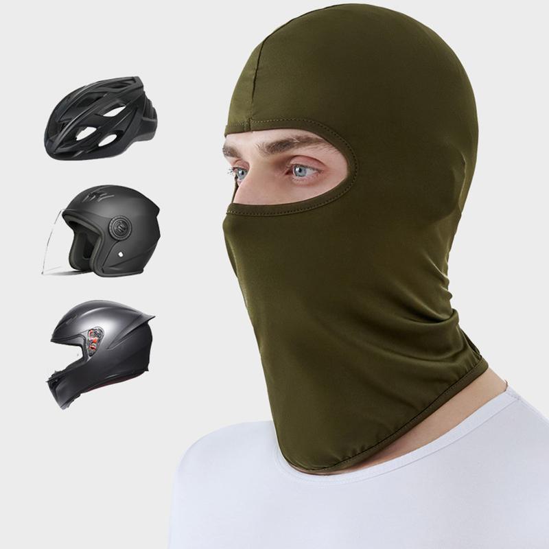 Motorcycle Face Mask Outdoor Cool Sunscreen Balaclava Lycra Moto Biker Wind Cap Mask Windproof Bicycle Cycling Headgear