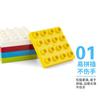 Compatible With Large Particles 4X4 Building Block 16 Holes Building Block Table Building Room Accessories Assembly Puzzle Building Block Double-Sided