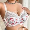 Europejski i Amerykański Styl Pastoralny Seksowny Biustonosz Wygodne Górne Wsparcie z Fiszbinami Bez Wkładek Duży Rozmiar Bielizna