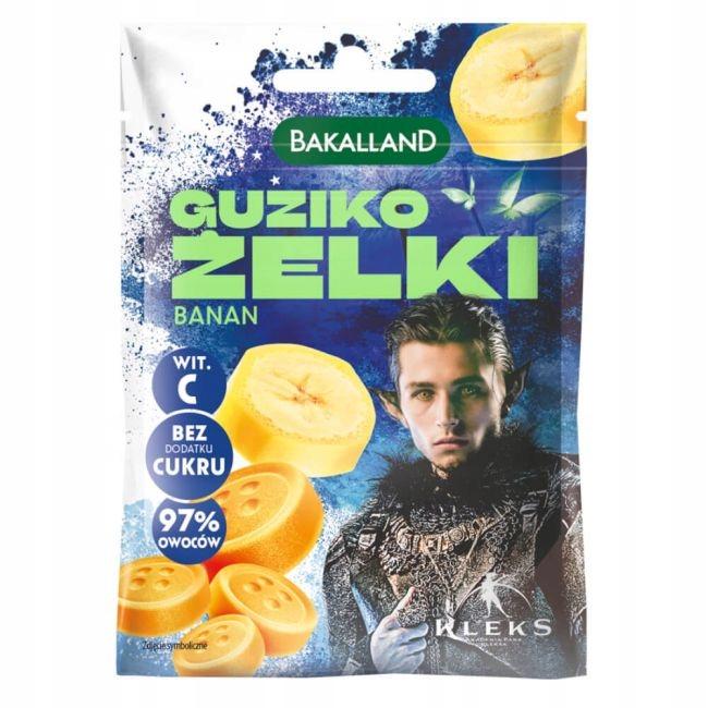BKALLAND GUZIKO BANANA GUZIKO 34g SENZA ZUCCHERO CON VITAMINA C ACCADEMIA DI MR. KLEKS