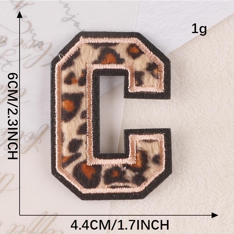 3pcs Flannel Iron-On Letter Patches, Embroidered Letter Patches, Suitable for Clothing, Dresses, Hats, Jeans, Shoes, Bags, DIY Materials