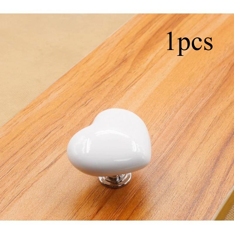 1 Stück Bunt Herzförmig Badezimmer Toilette Druckknopf Wassertank Drückassistent Schranktür Schubladengriff Küchenzubehör