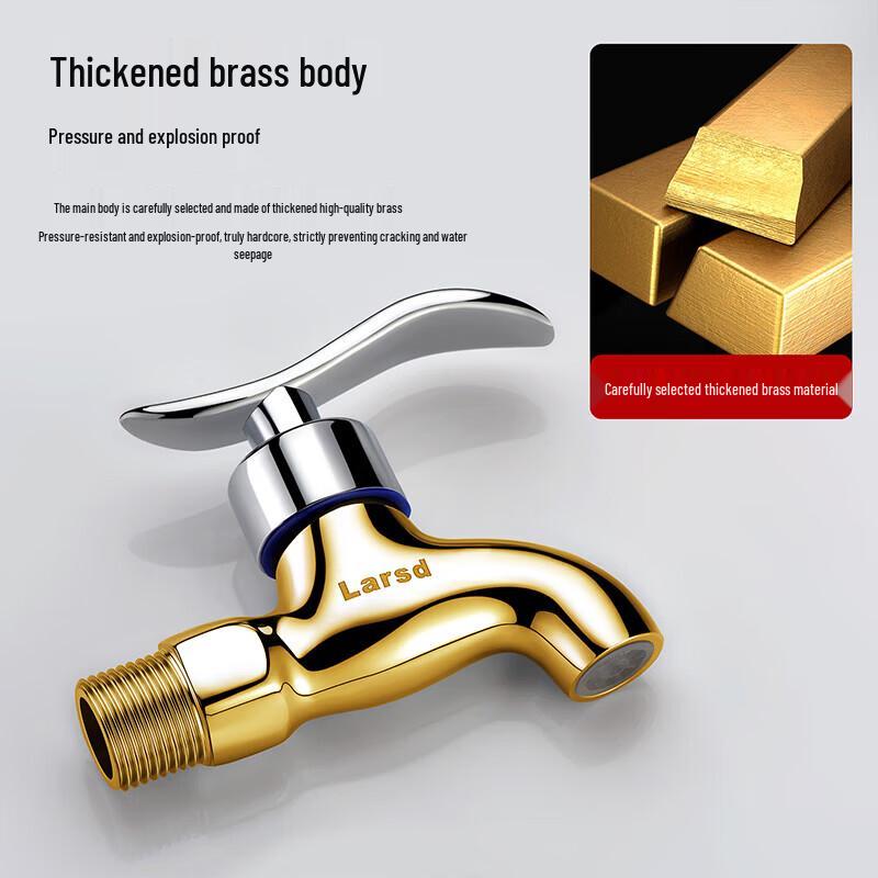 Larsd Brass Quick-Open Faucet